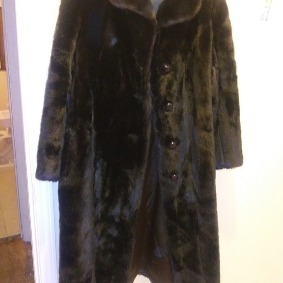 Vl ltd. Tissavel france long fur coat - Picture 1 of 3